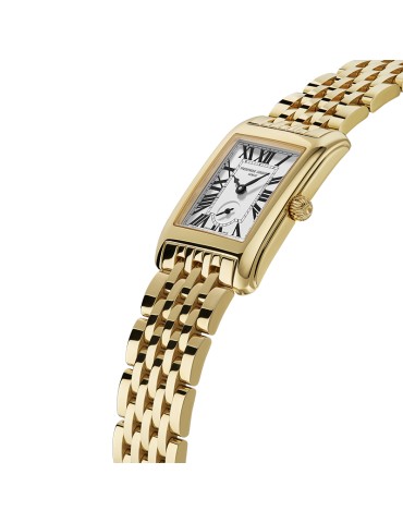 Frederique Constant Watch - Classics Art Déco Carrée Small Seconds 36 × 25.2mm Golden White - 0 2