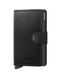 Secrid Wallet - Black and Brown Leather - Button and Key-8718215284512
