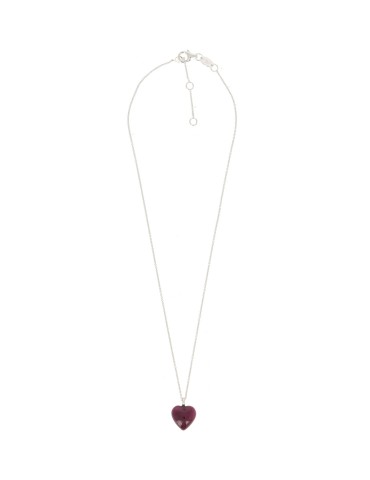 Collana Pesavento - Brio in Argento 925% con Pendente Cuore Smalto Rouge Noir - 0