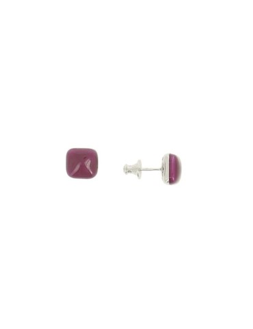 Pesavento Earrings - Riflessi Brio in 925% Silver Bordeaux - 0
