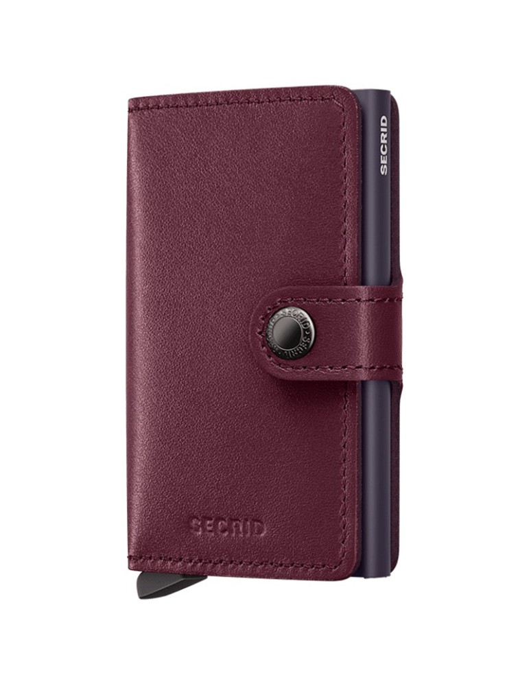 Secrid Wallet - Smooth Blueberry Red Leather - 8721077501062