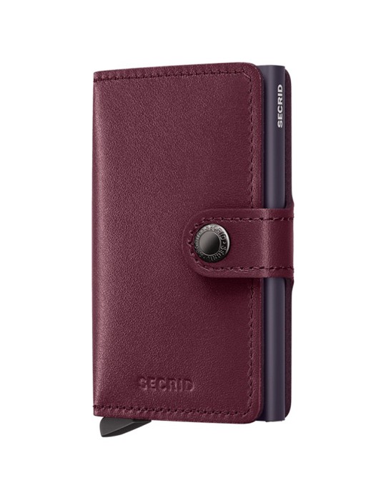 Secrid Wallet - Smooth Blueberry Red Leather - 8721077501062