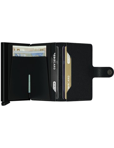 Secrid-Crisple Wallet-Black Embossed Saffiano Leather-8718215281085 2
