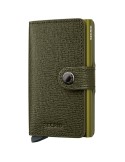 Secrid Wallet - Crisple - Green Kelp-Saffiano Leather-8718215284901