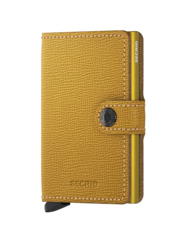Portafoglio Secrid - Pelle Giallo Ocra - Saffiano - 8718215289647