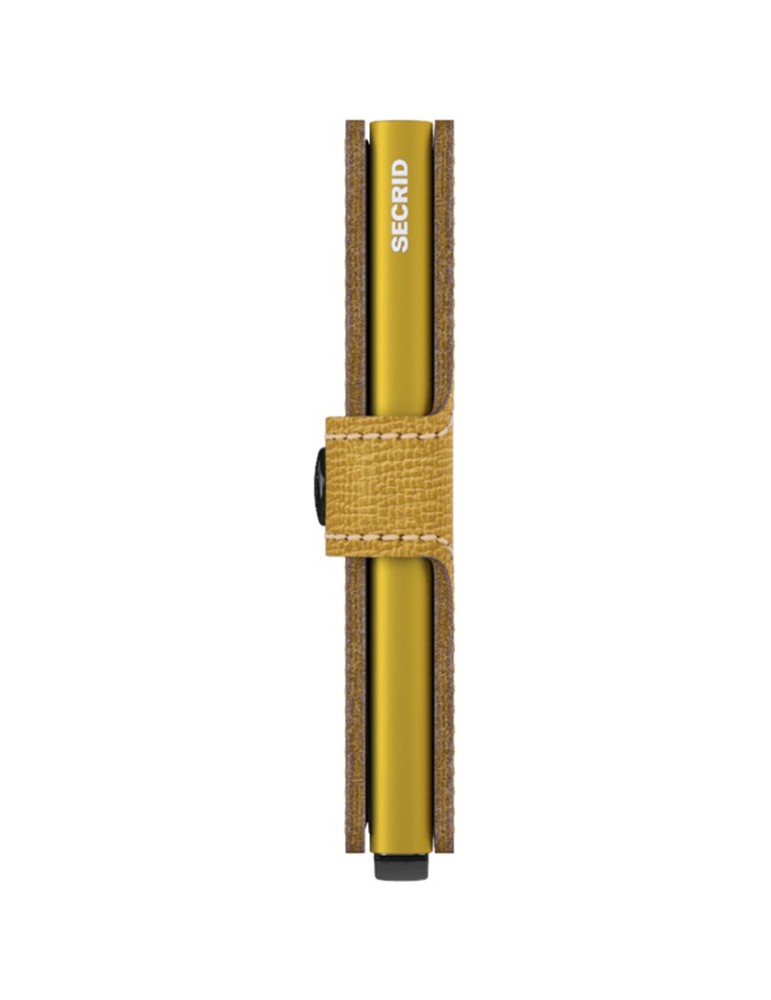Secrid Wallet - Yellow Ocher Leather - Saffiano - 8718215289647