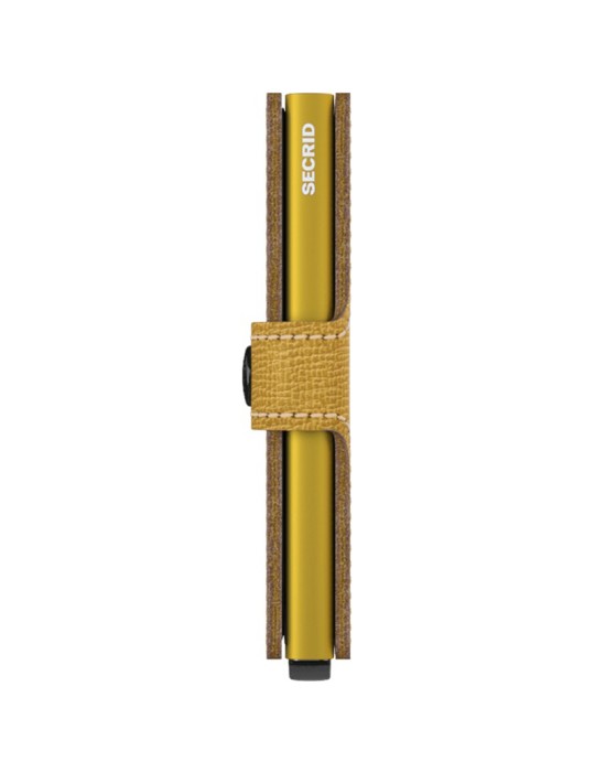 Secrid Wallet - Yellow Ocher Leather - Saffiano - 8718215289647