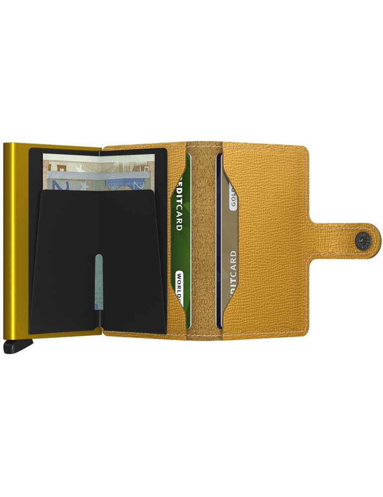 Secrid Wallet - Yellow Ocher Leather - Saffiano - 8718215289647