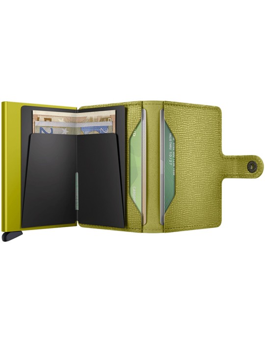 Portafoglio Secrid - Crisple - Pelle Lime - Saffiano - 8721077501024