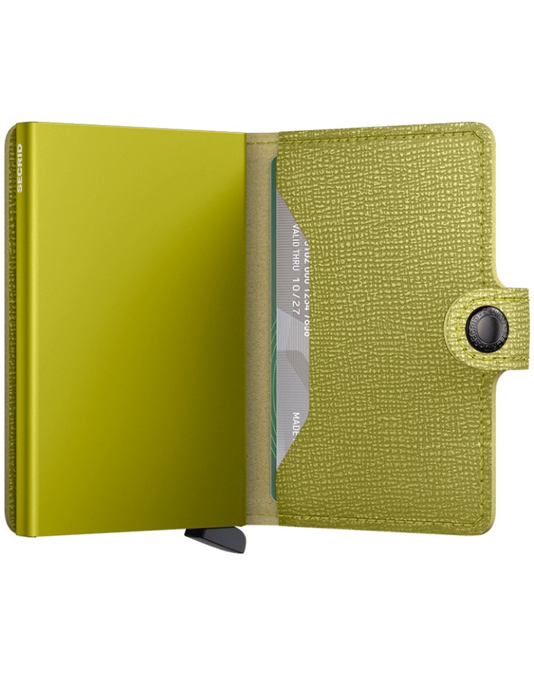 Portafoglio Secrid - Crisple - Pelle Lime - Saffiano - 8721077501024