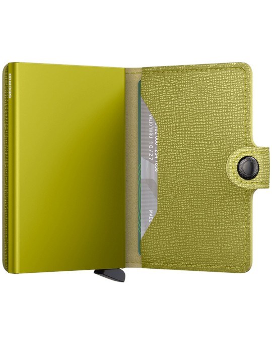 Portafoglio Secrid - Crisple - Pelle Lime - Saffiano - 8721077501024
