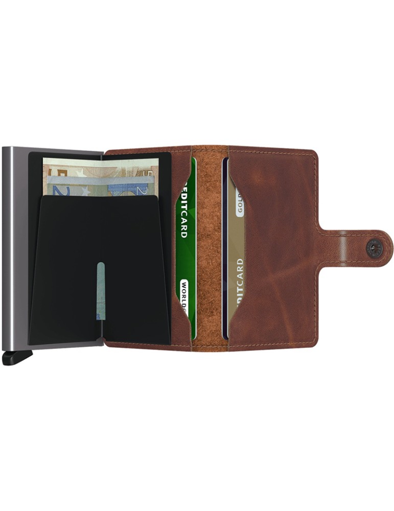 Secrid Wallet - Brown Leather - Button and Button - 8718215281825