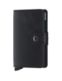 Secrid Wallet - Vintage - Black Leather - Button and Key - 8718215282020