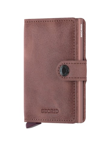 Secrid Wallet - Purple Mauve Leather - Button and Button-8718215284161