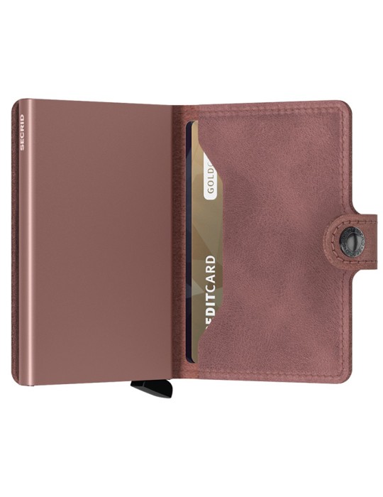 Secrid Wallet - Purple Mauve Leather - Button and Button-8718215284161