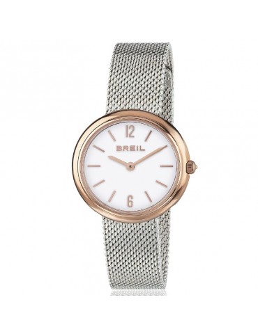 Orologio Breil Donna - Iris -Solo Tempo 29mm Bianco Rosè Silver-TW1776