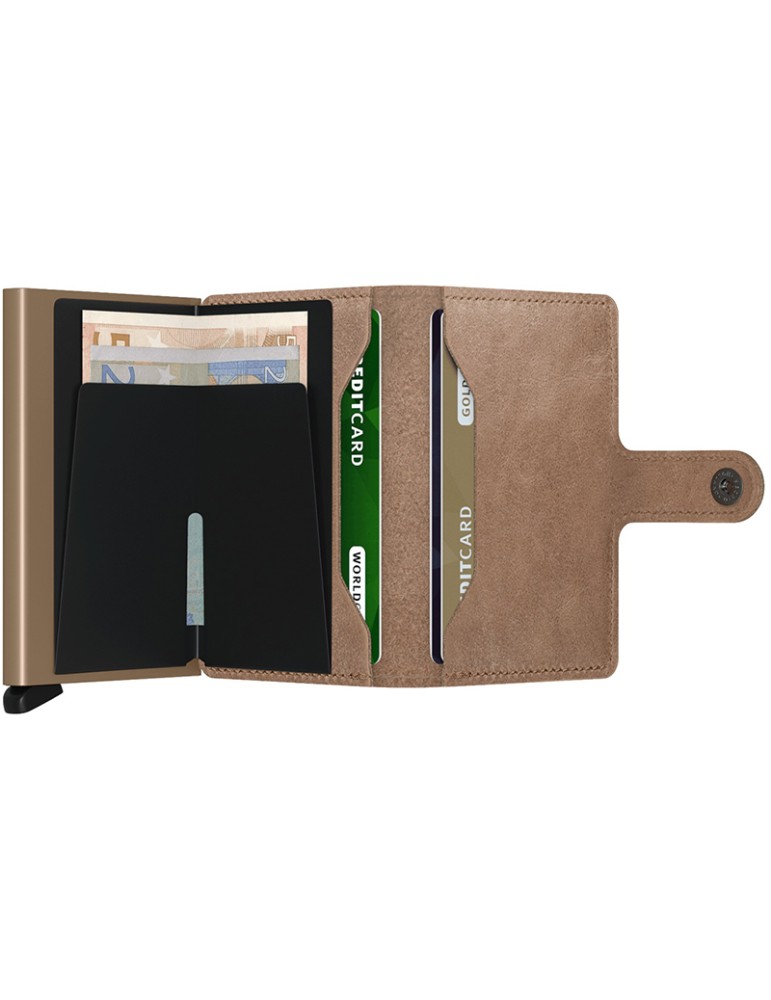 Portafoglio Secrid-Pelle Marrone Tortora-Bottone e Tasto-8718215284178