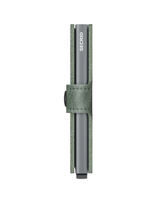 Portafoglio Secrid - Pelle Verde Salvia -Bottone e Tasto-8718215284574
