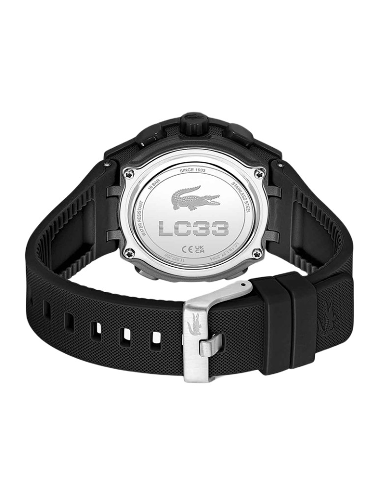 Lacoste Watch-LC33-Multifunction-Digital Display Black-40mm-2001478