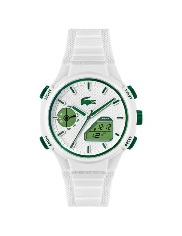 Lacoste Watch - LC33 - Multifunction - White and Green -45mm-2011364