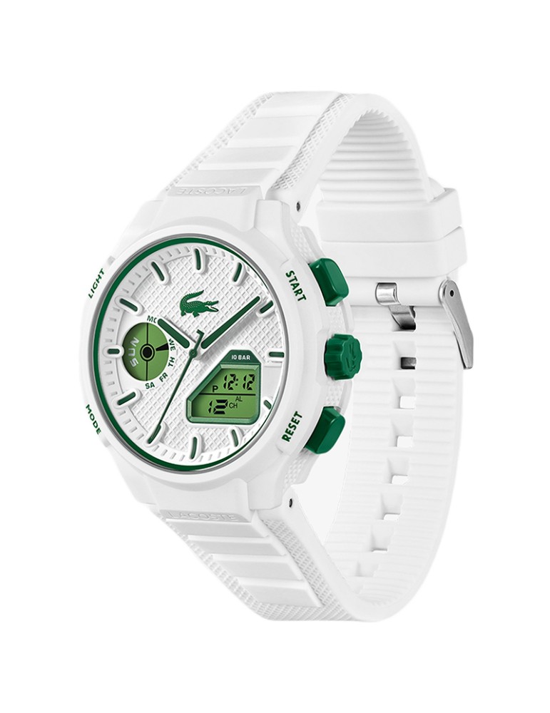 Lacoste Watch - LC33 - Multifunction - White and Green -45mm-2011364