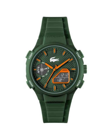 Lacoste Watch - Digital Display - Green and Orange -45mm-2011367