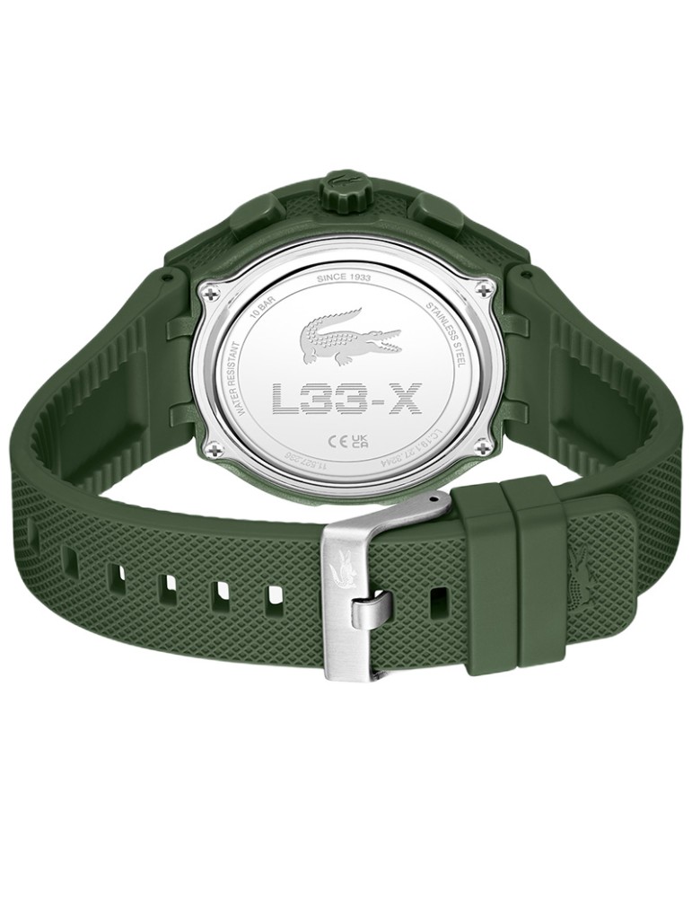 Lacoste Watch - Digital Display - Green and Orange -45mm-2011367
