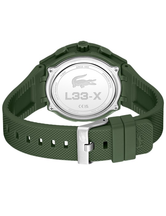 Lacoste Watch - Digital Display - Green and Orange -45mm-2011367