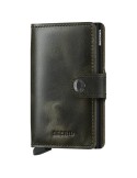 Portafoglio Secrid - Vintage -Nero Oliva-Bottone e Tasto-8718215285946