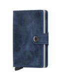 Secrid Wallet - Blue Leather - Button and Button - 8718215286530