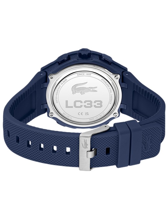 Lacoste Watch - Digital Display - Blue and Rose Gold - 45mm - 2011434