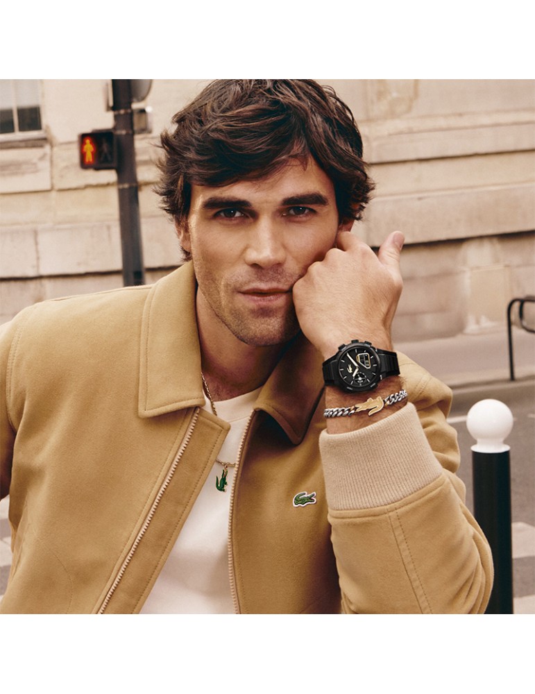 Lacoste Watch - LC33 - Black and Gold Digital Display -45mm-2011435
