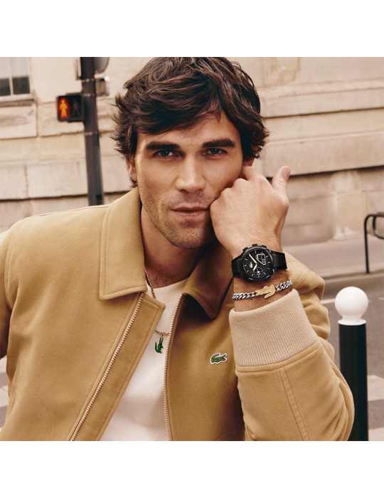 Lacoste Watch - LC33 - Black and Gold Digital Display -45mm-2011435