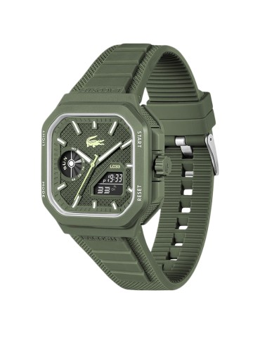 Lacoste Watch - Multifunction - Green Digital Display-45mm-2011505 2