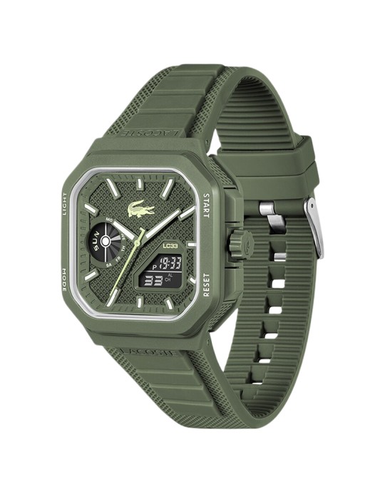 Lacoste Watch - Multifunction - Green Digital Display-45mm-2011505
