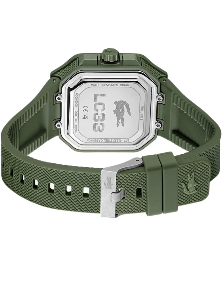 Lacoste Watch - Multifunction - Green Digital Display-45mm-2011505