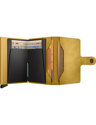 Secrid Wallet - Yellow Leather - Button and Button - 8721077500447 2