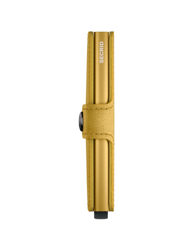 Secrid Wallet - Yellow Leather - Button and Button - 8721077500447