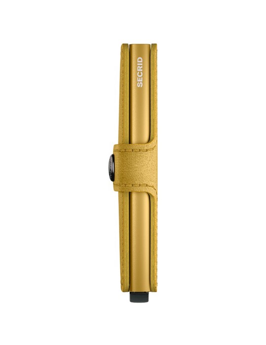 Portafoglio Secrid - Pelle Gialla - Bottone e Tasto - 8721077500447