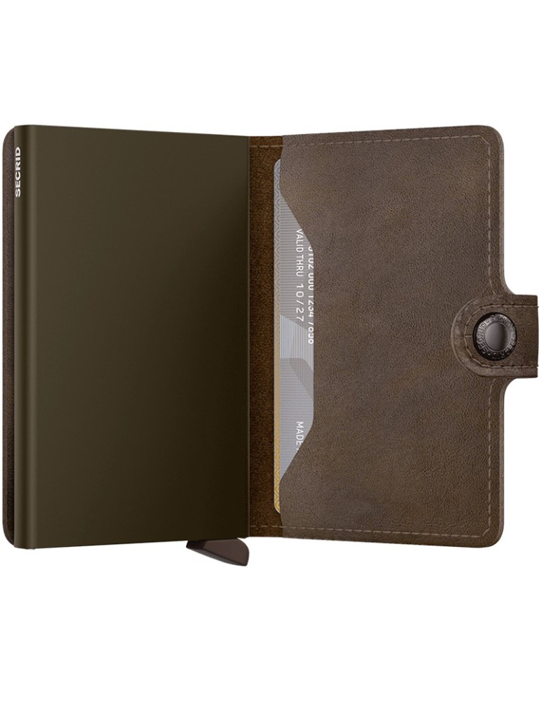 Secrid Wallet - Brown Oak - Button and Button - 8721077501512