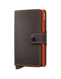 Secrid Miniwallet - Truffle and Orange - Button and Key - 8718215284826