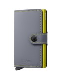 Portafoglio Secrid - Grigio e Lime-Opaco-Bottone e Tasto-8721077500911