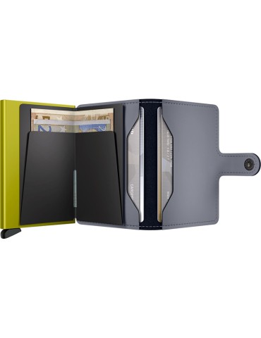 Secrid Wallet - Gray and Lime-Matte-Button and Key-8721077500911 2
