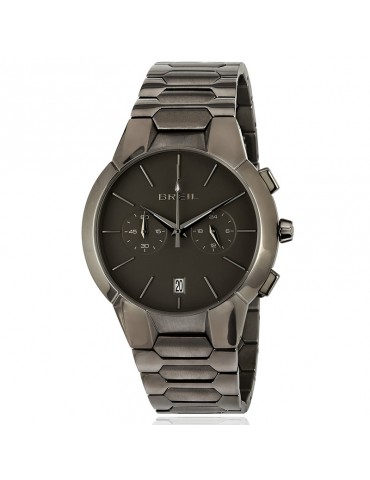 Orologio Breil Uomo-NEW ONE-Cronografo e Datario 43mm Metal Gun-TW1848