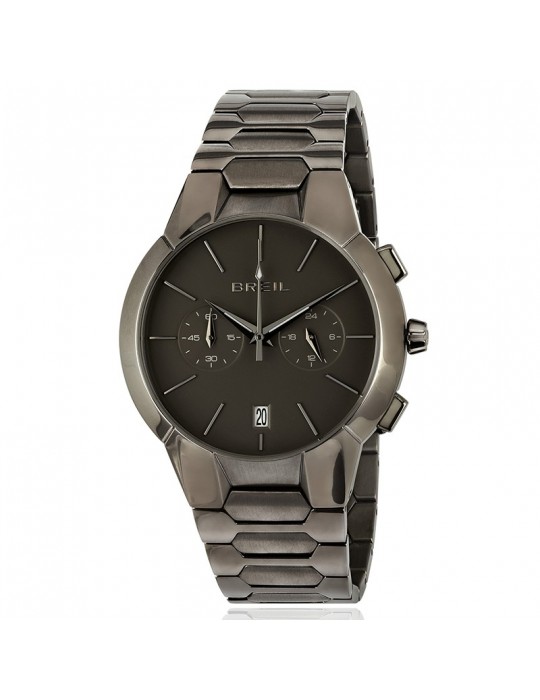 Orologio Breil Uomo-NEW ONE-Cronografo e Datario 43mm Metal Gun-TW1848