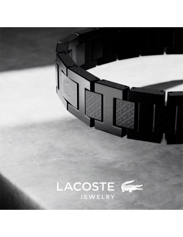 Bracciale Lacoste - Metropole - Acciaio Nero - Coccodrillo - 2040119 2