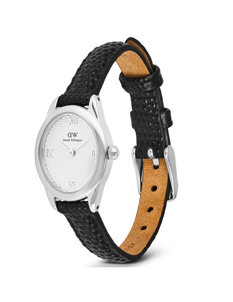Orologio Daniel Wellington - Nero - 25,5mm -Bianco Guilloch-DW00100887