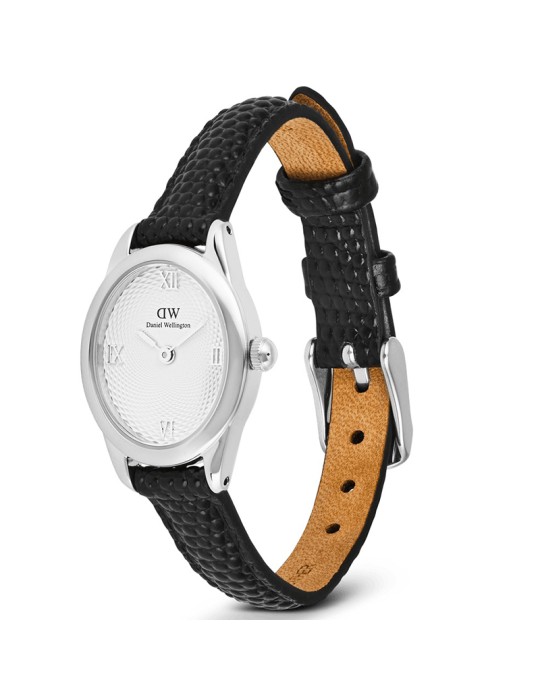 Orologio Daniel Wellington - Nero - 25,5mm -Bianco Guilloch-DW00100887