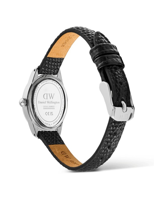 Orologio Daniel Wellington - Nero - 25,5mm -Bianco Guilloch-DW00100887