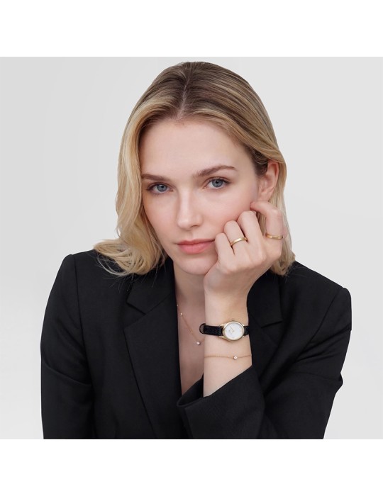 Daniel Wellington Watch - Gold - 25.5mm - Guilloch White-DW00100890
